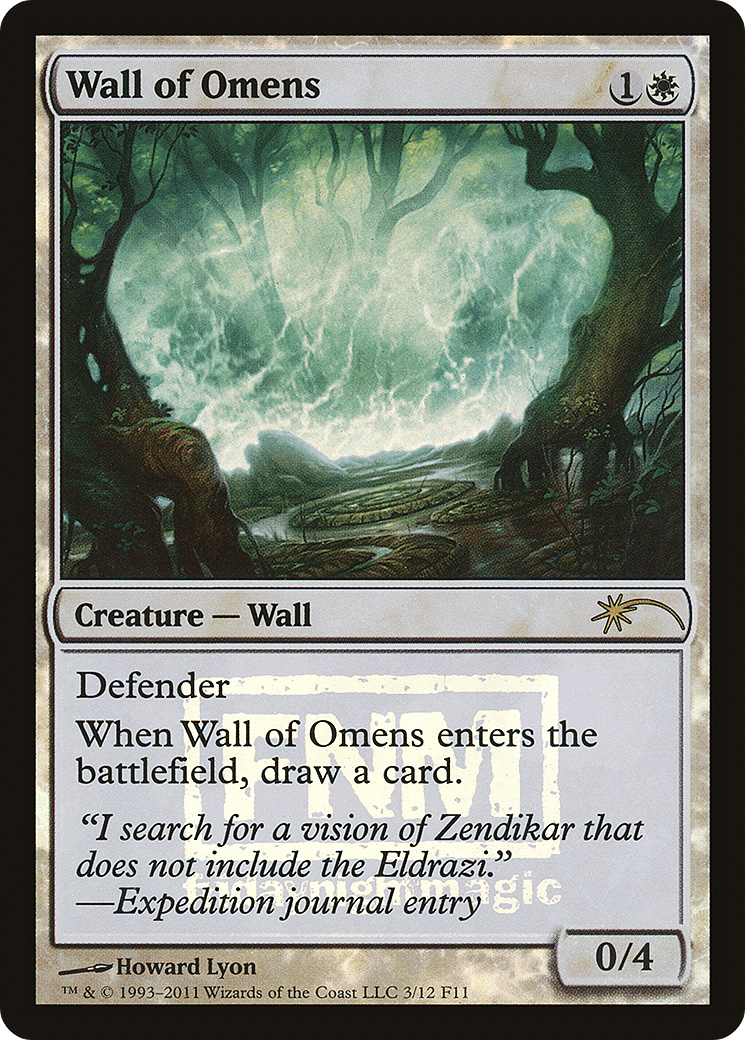 Wall of Omens (FNM-003) -  Foil