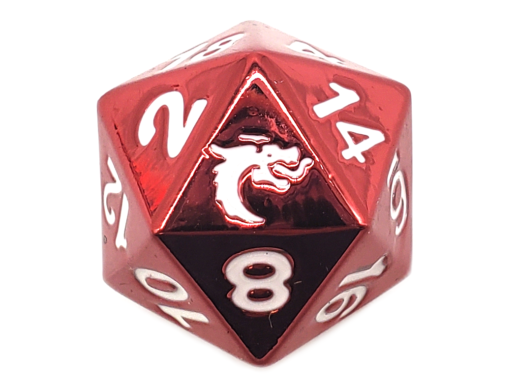 Halfling Forged - Electric Red D20