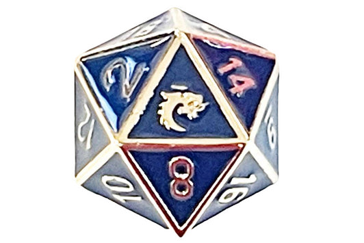 Elven Forged - Blue with Gold D20