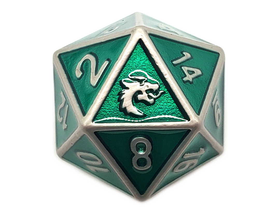 Elven Forged - Metallic Green D20
