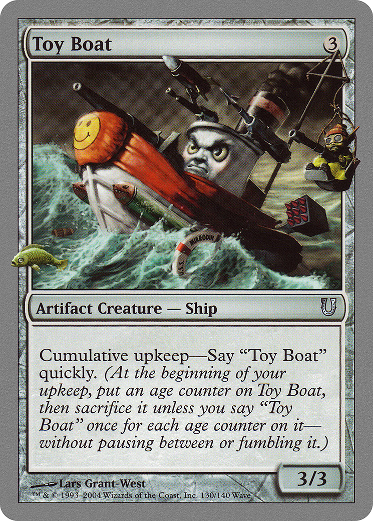 Toy Boat (UNH-130) -  Foil