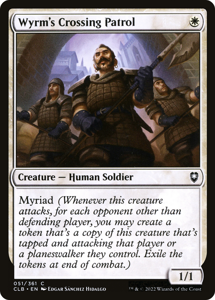 Wyrm's Crossing Patrol (CLB-051) -  Foil