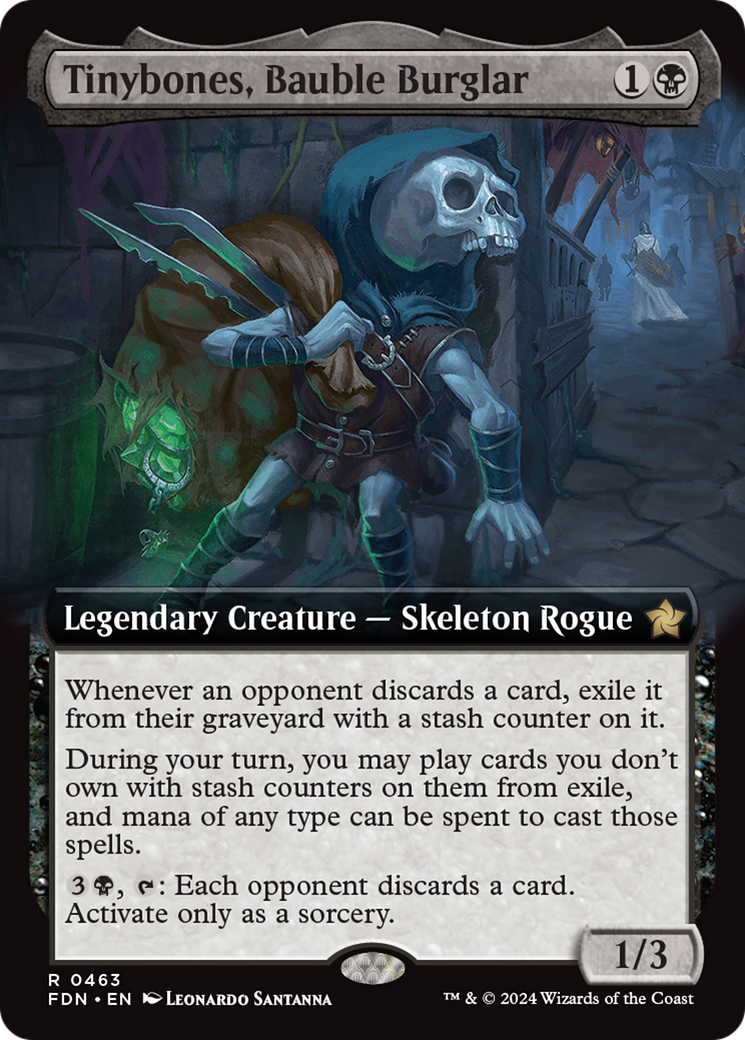 Tinybones, Bauble Burglar (FDN-463) - : (Extended Art) Foil