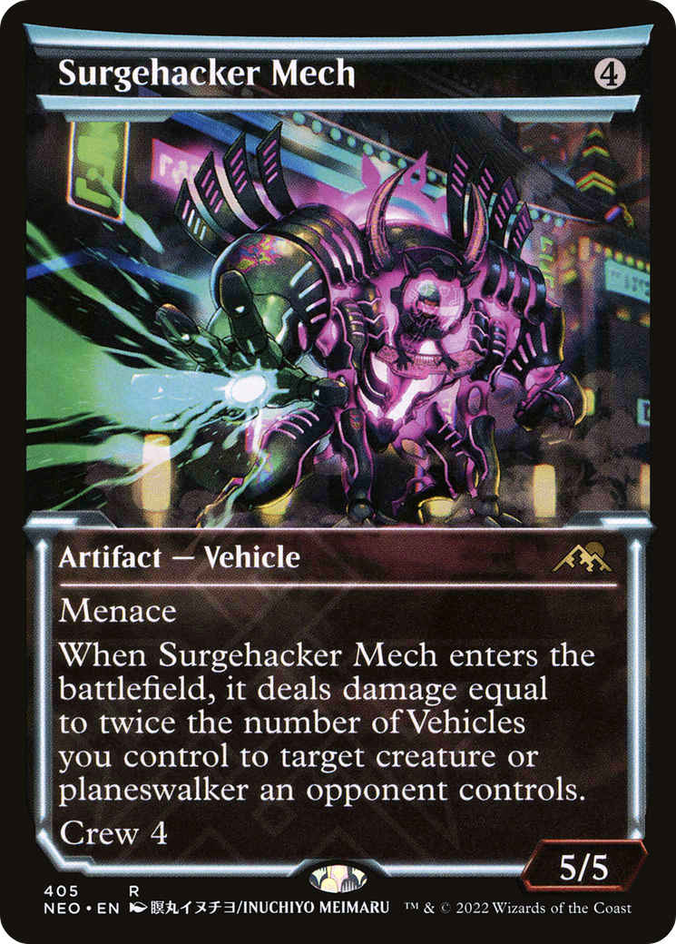 Surgehacker Mech (NEO-405) - : (Showcase) Foil