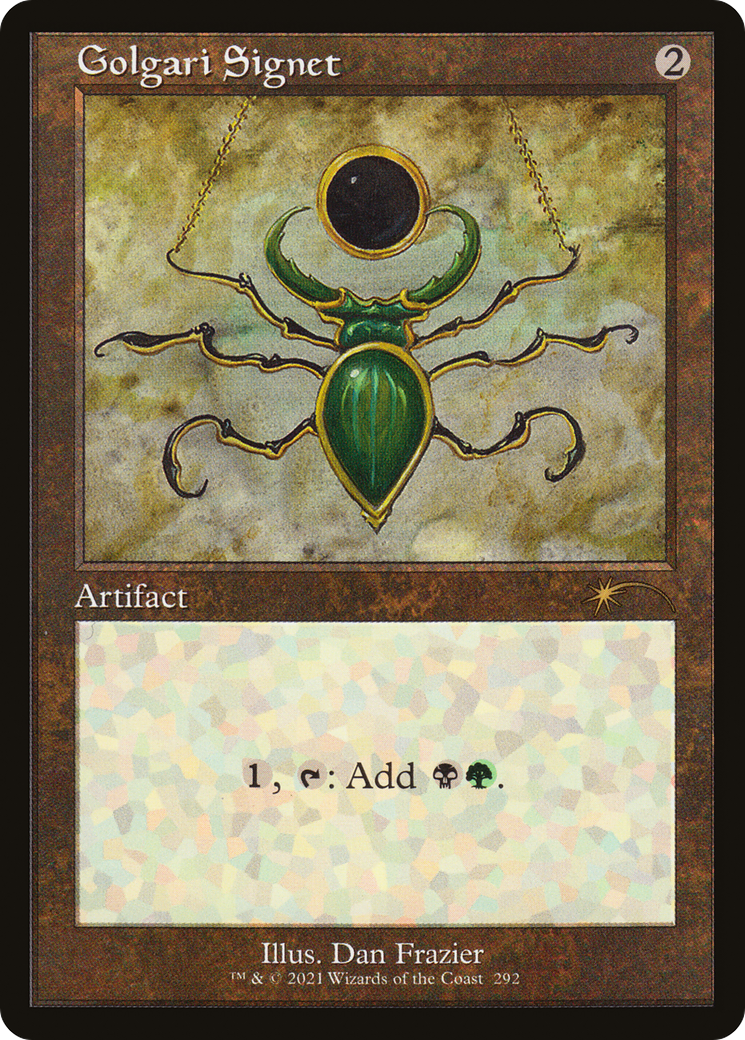 Golgari Signet (SLD-292) -  Etched Foil