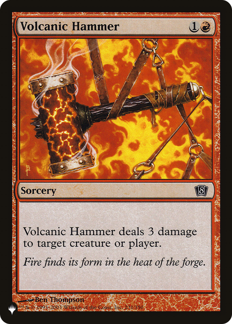 Volcanic Hammer (LIST-8ED-231) -