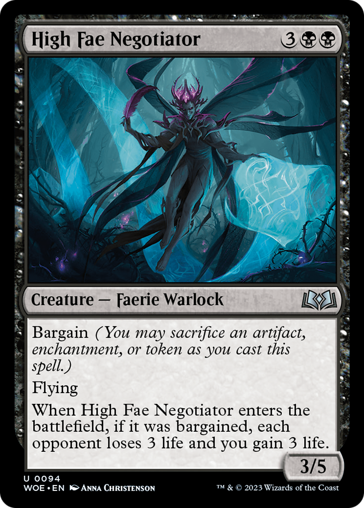 High Fae Negotiator (WOE-094) -  Foil