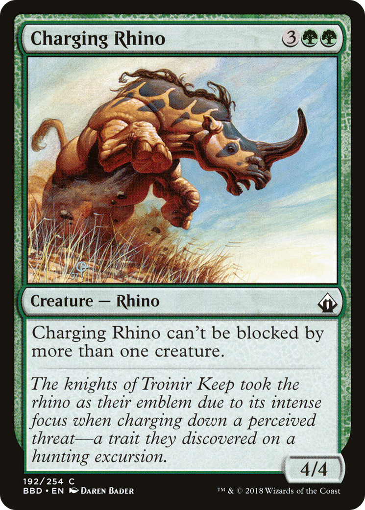 Charging Rhino (BBD-192) -