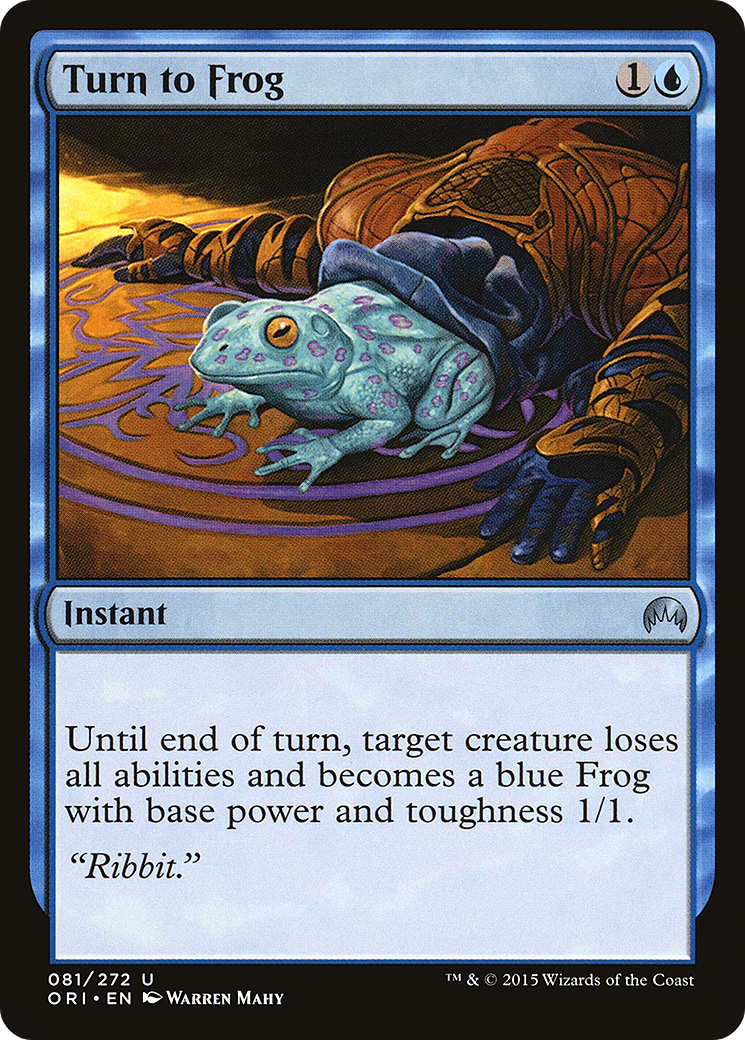 Turn to Frog (ORI-081) -  Foil