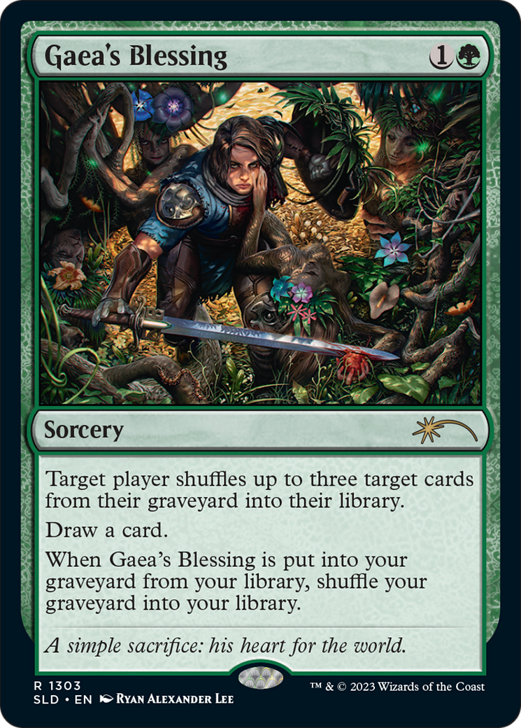 Gaea's Blessing (SLD-1303) -  Foil