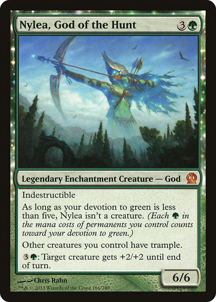 Nylea, God of the Hunt (THS-166) - : (enchantment) Foil