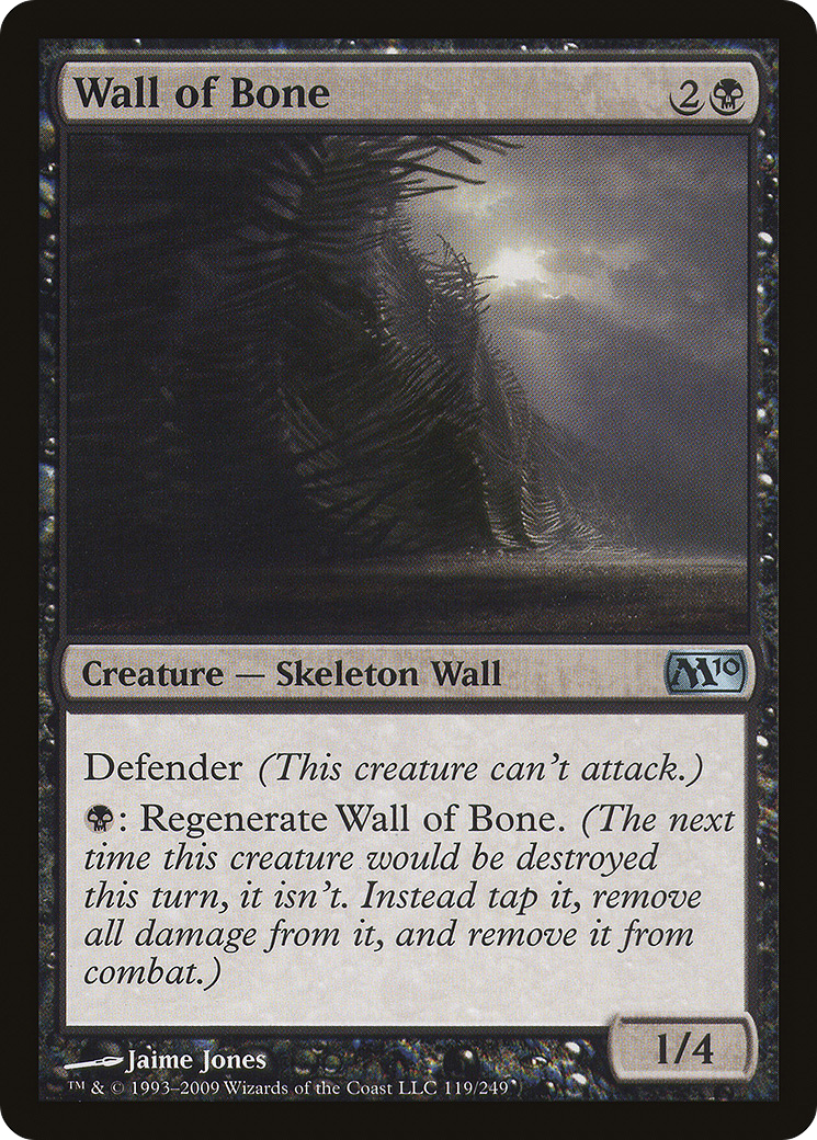 Wall of Bone (M10-119) -  Foil