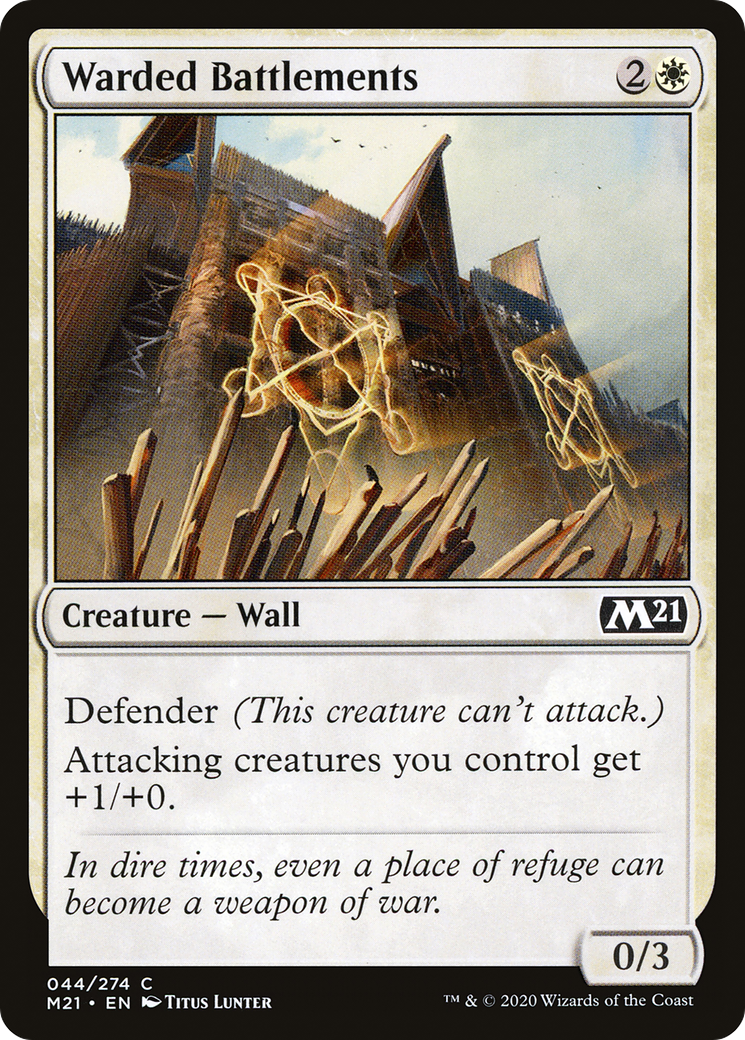 Warded Battlements (M21-044) -  Foil