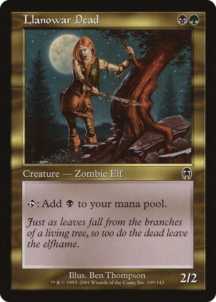 Llanowar Dead (APC-109) -  Foil