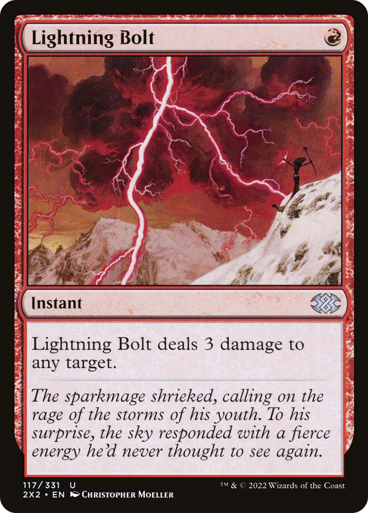 Lightning Bolt (2X2-117) -  Foil