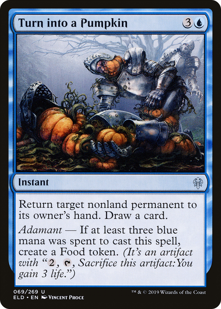 Turn into a Pumpkin (ELD-069) -  Foil