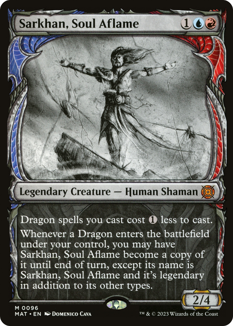 Sarkhan, Soul Aflame (MAT-096) - : (Showcase) Foil