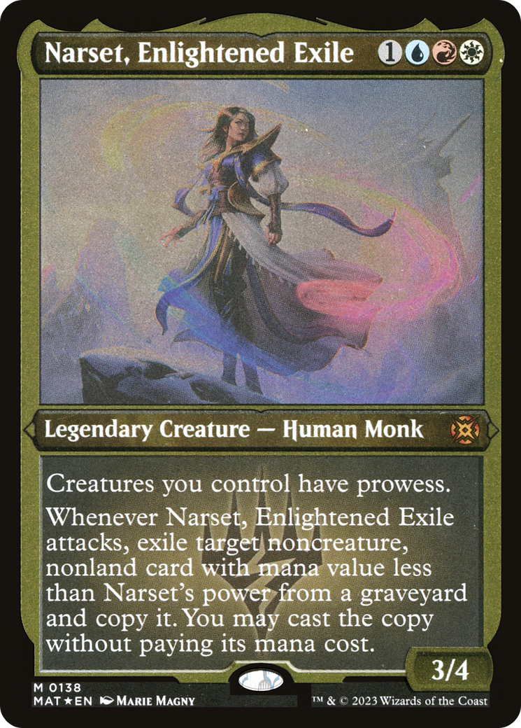 Narset, Enlightened Exile (MAT-138) -  Etched Foil