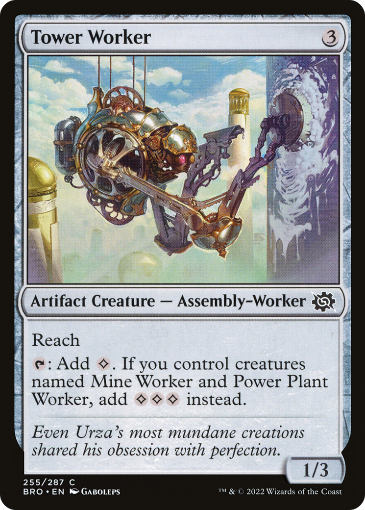 Tower Worker (BRO-255) -  Foil