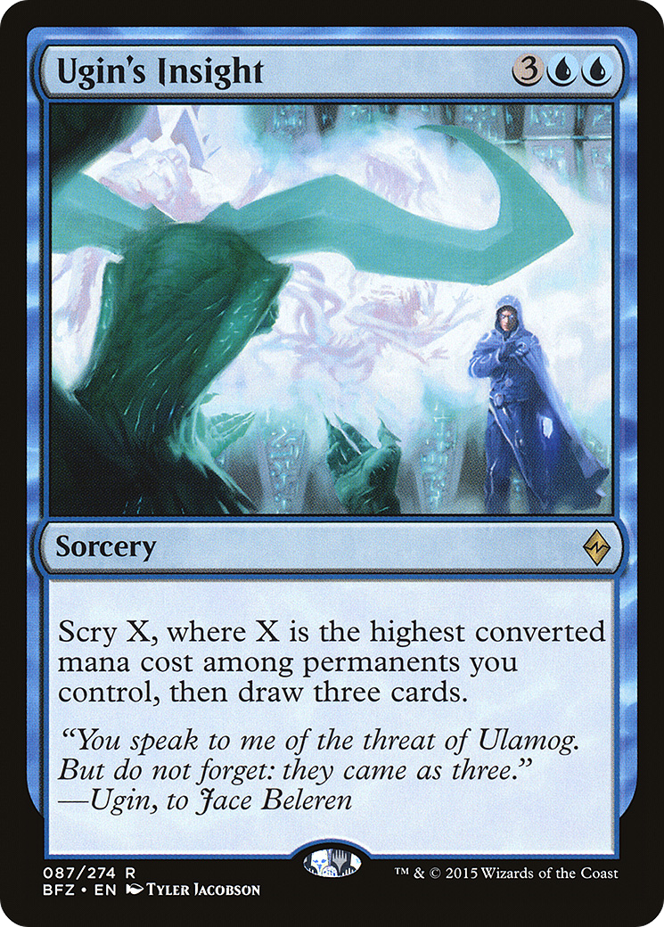 Ugin's Insight (BFZ-087) -  Foil