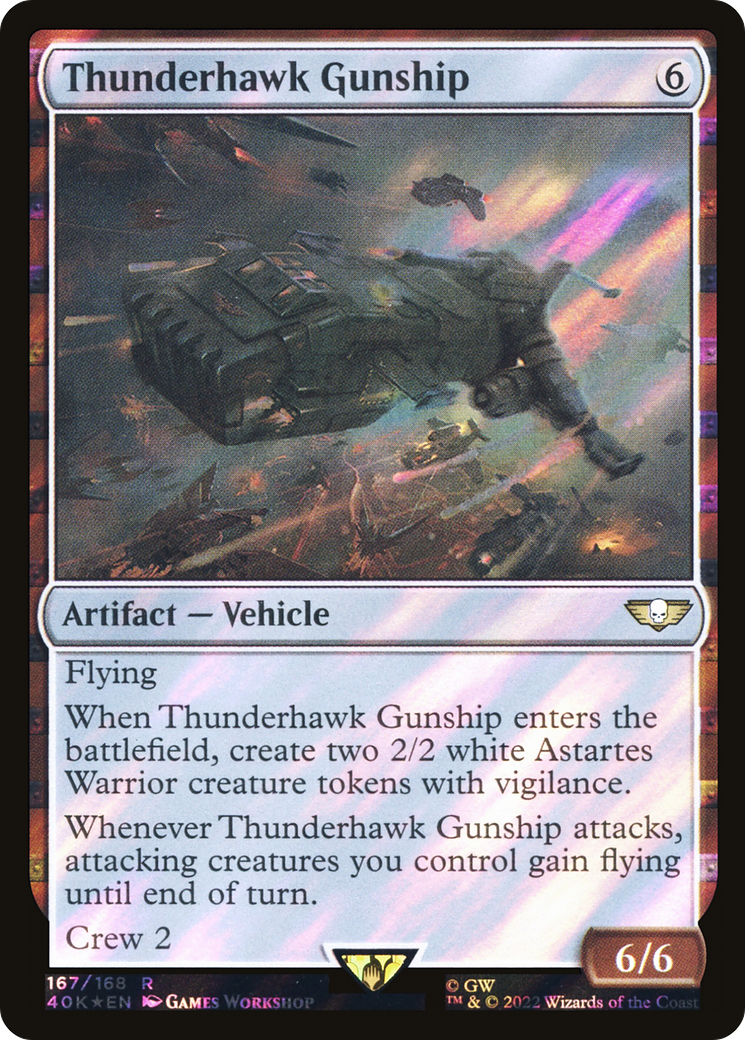 Thunderhawk Gunship (40K-167★) -  Foil