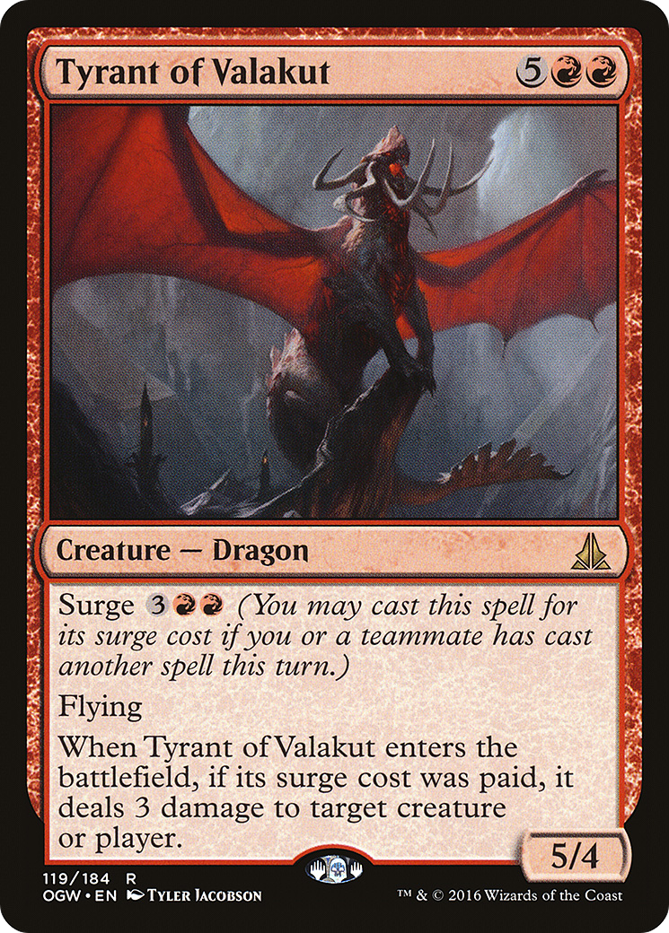 Tyrant of Valakut (OGW-119) -  Foil