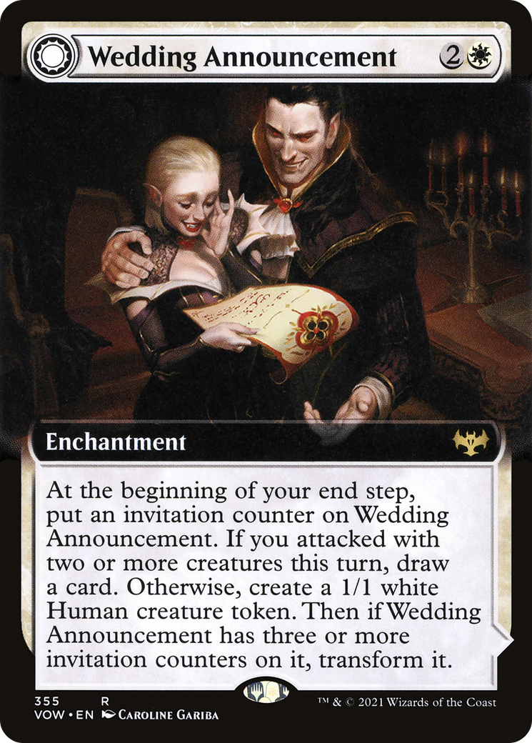 Wedding Announcement // Wedding Festivity (VOW-355) - : (Extended Art, Double Faced Transform)