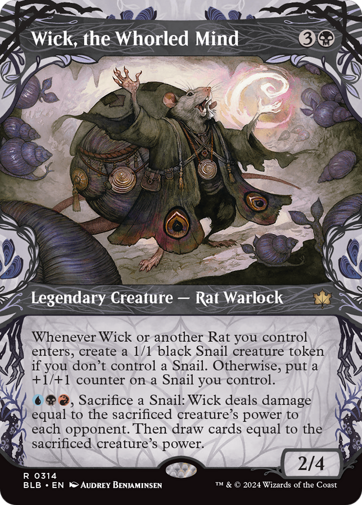 Wick, the Whorled Mind (BLB-314) - : (Showcase) Foil