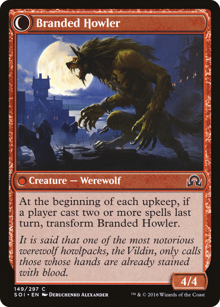 Convicted Killer // Branded Howler (SOI-149) - : (Double Faced Transform) Foil