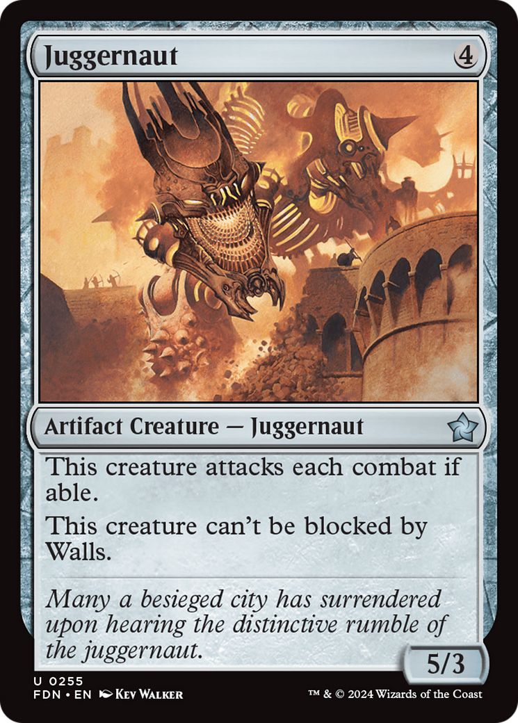 Juggernaut (FDN-255) -  Foil