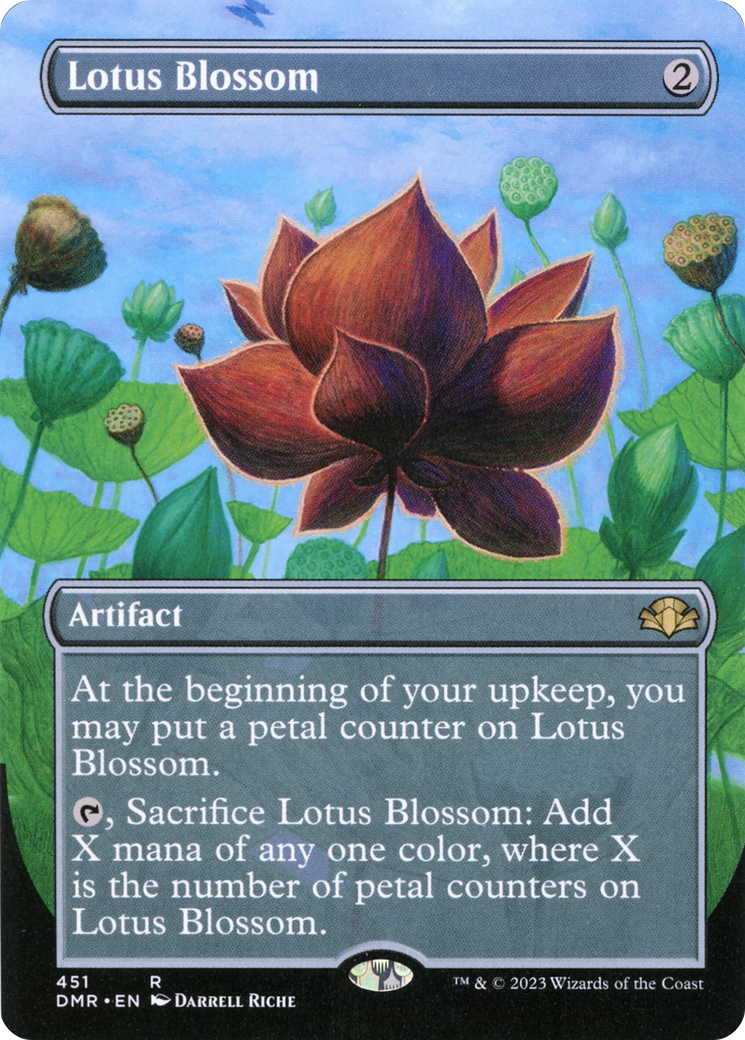 Lotus Blossom (DMR-451) -  (Borderless) Foil