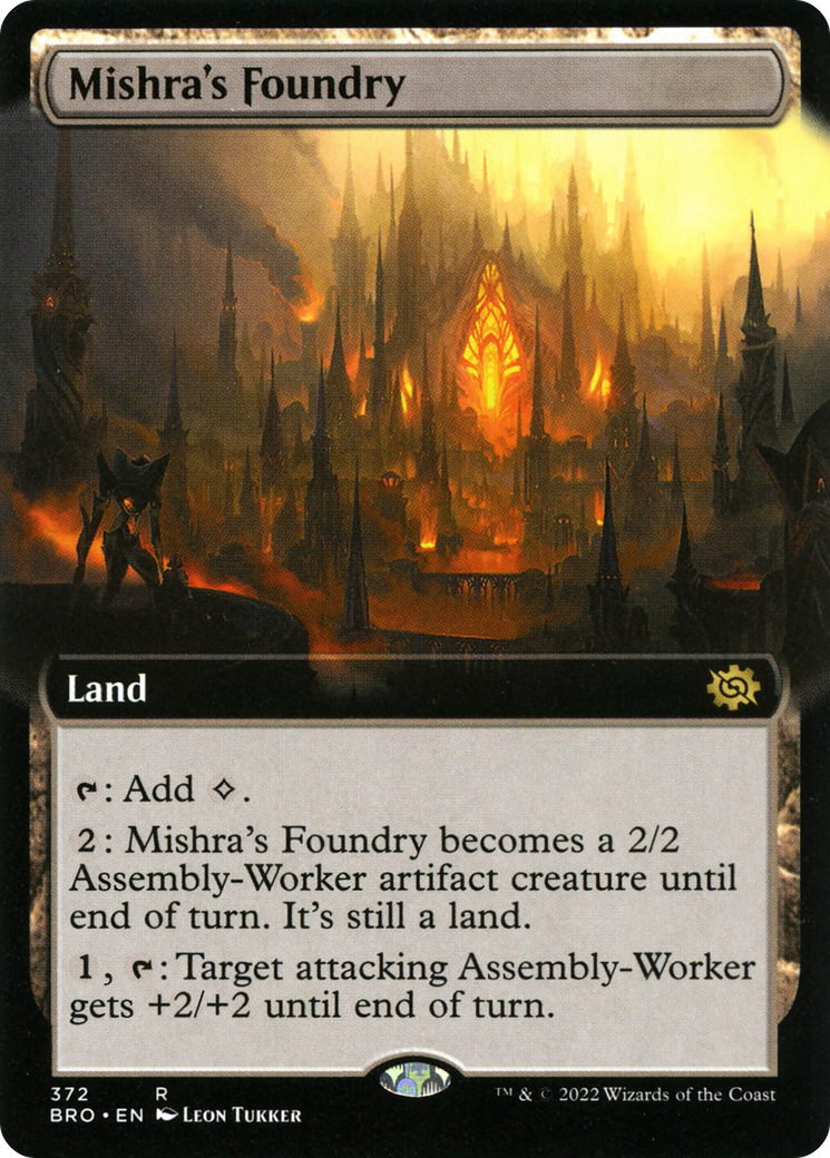 Mishra's Foundry (BRO-372) - : (Extended Art) Foil