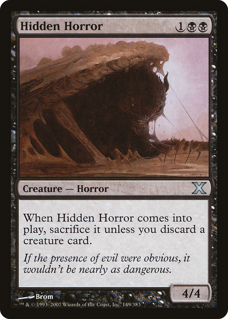 Hidden Horror (10E-149) -  Foil