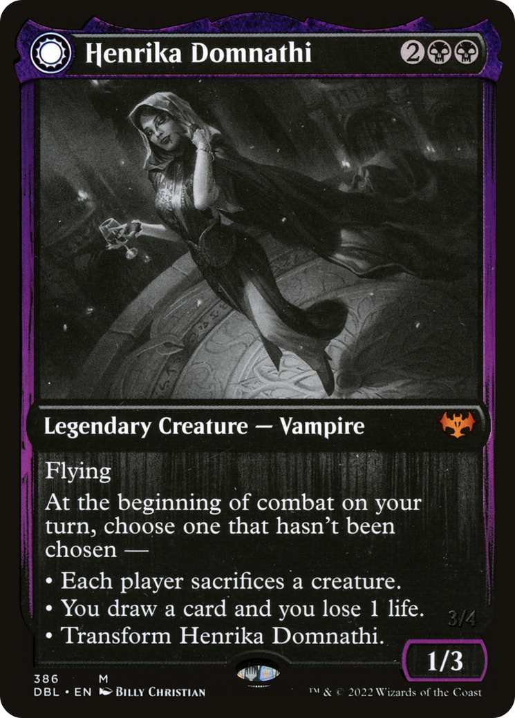 Henrika Domnathi // Henrika, Infernal Seer (DBL-386) - : (Double Faced Transform) Foil