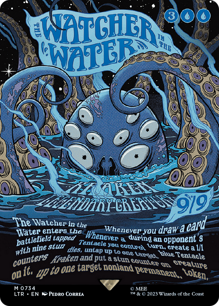 The Watcher in the Water (LTR-734) -  (Borderless) Foil