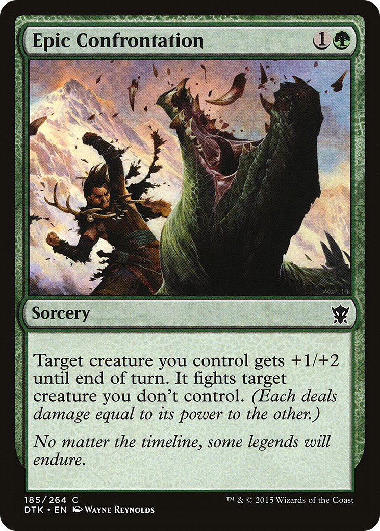 Epic Confrontation (DTK-185) -  Foil