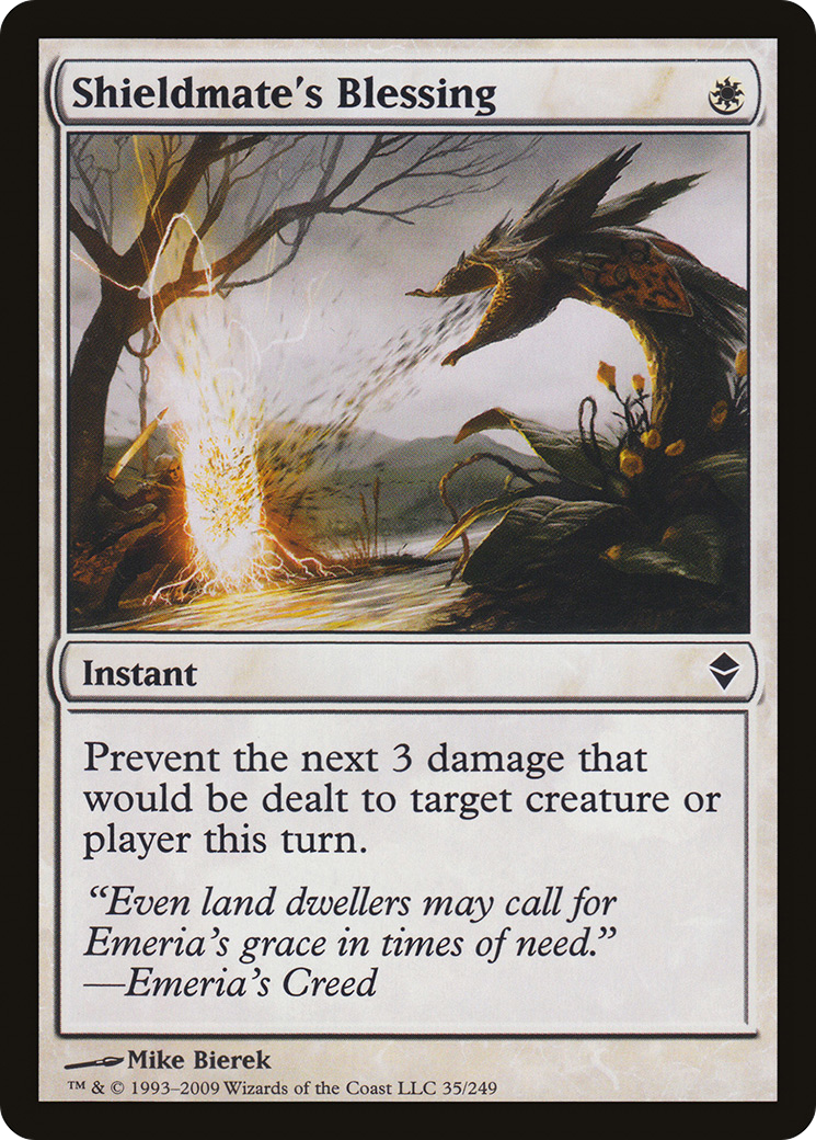 Shieldmate's Blessing (ZEN-035) -  Foil