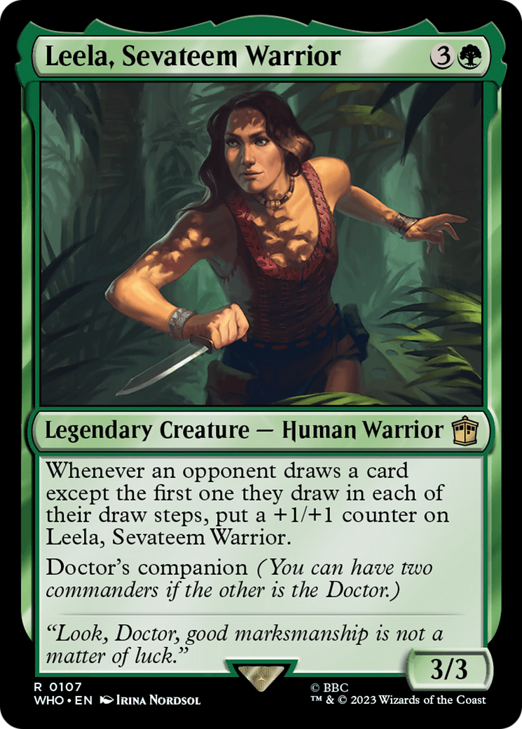 Leela, Sevateem Warrior (WHO-107) -  Foil