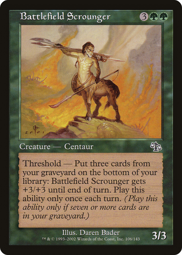 Battlefield Scrounger (JUD-106) -  Foil