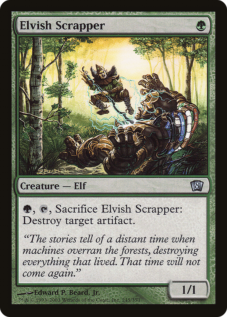 Elvish Scrapper (8ED-245★) -  Foil