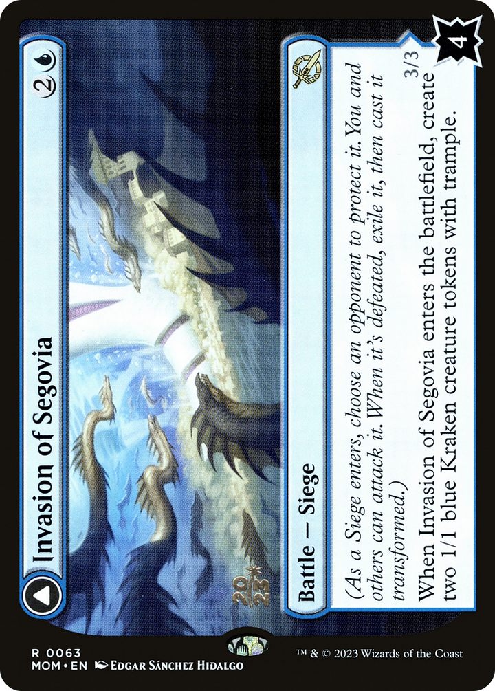 Invasion of Segovia // Caetus, Sea Tyrant of Segovia (PRE-63S) -  Foil