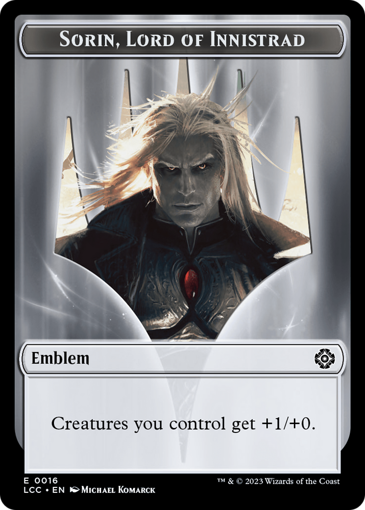 Sorin, Lord of Innistrad Emblem (TLCC-016) -