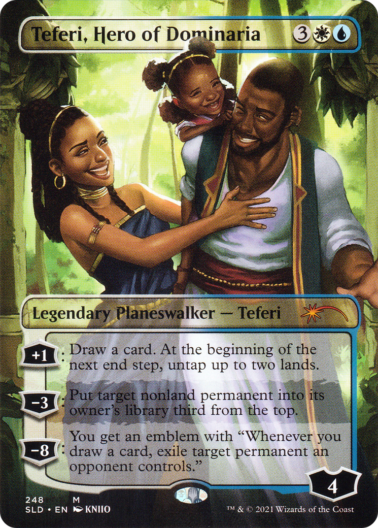 Teferi, Hero of Dominaria (SLD-248) -  (Borderless)