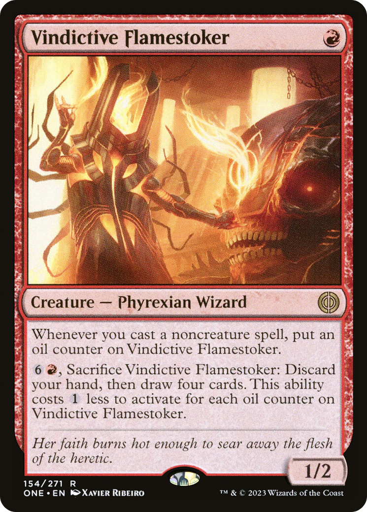 Vindictive Flamestoker (ONE-154) -  Foil