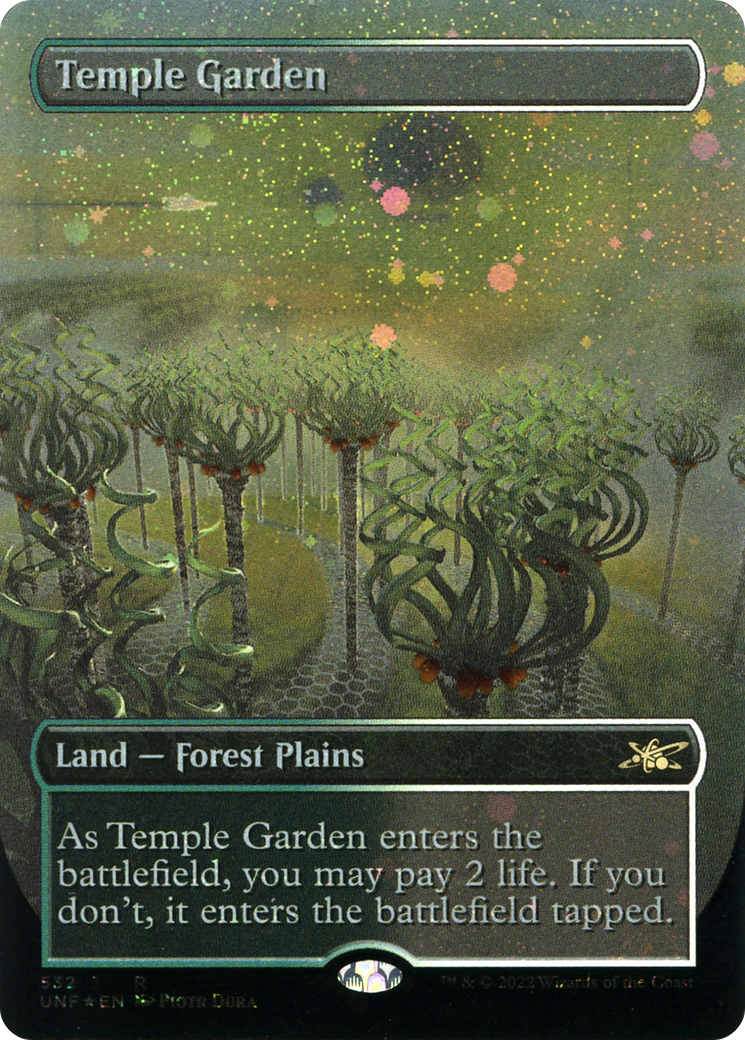 Temple Garden (UNF-532) -  (Borderless) Foil