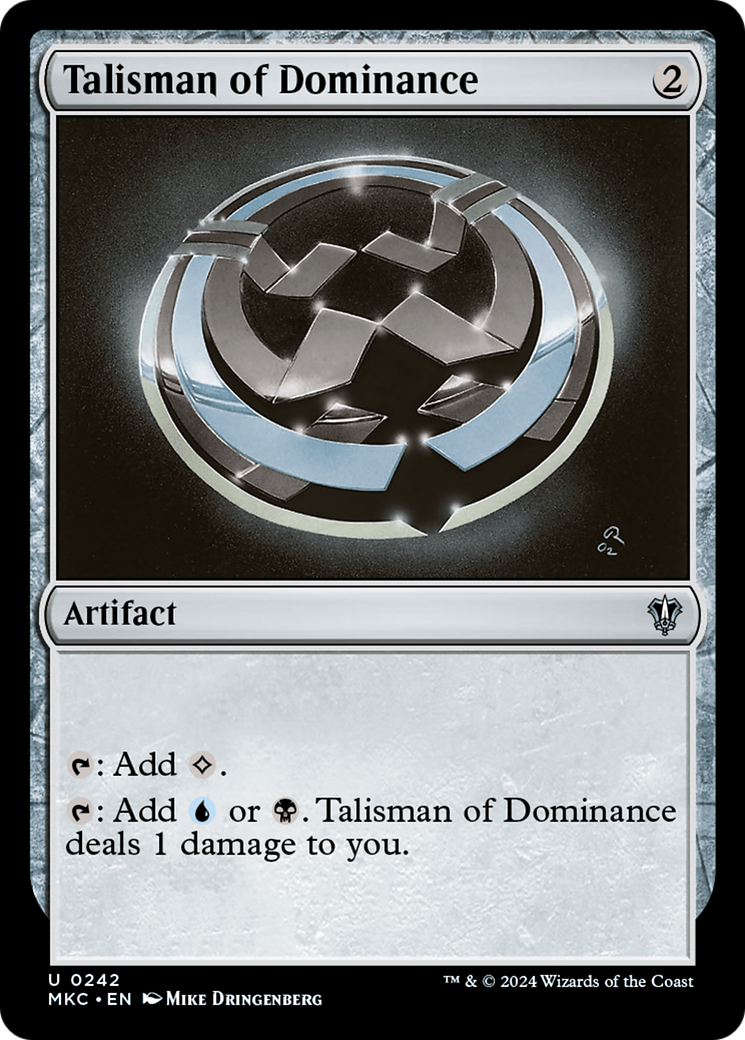 Talisman of Dominance (MKC-242) -