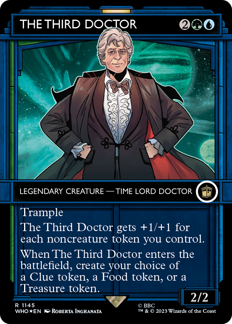 The Third Doctor (WHO-1145) - : (Showcase) (Borderless) Foil