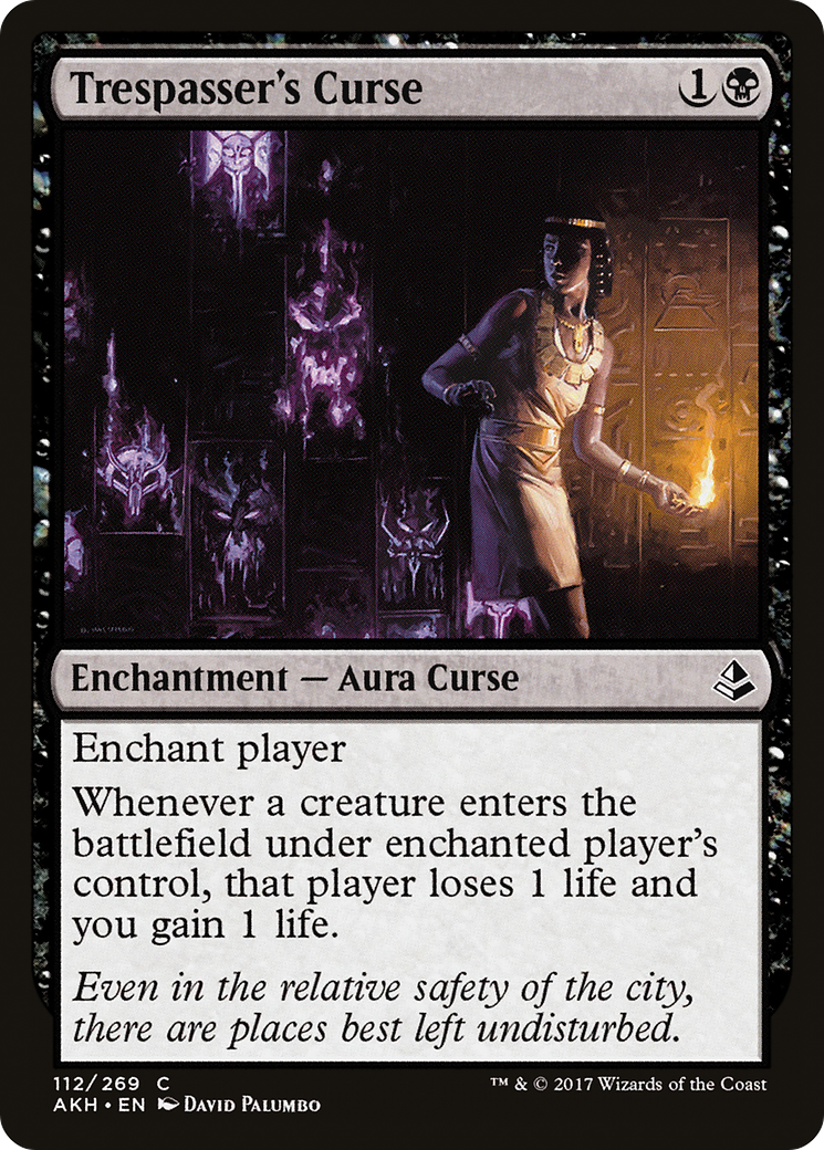 Trespasser's Curse (AKH-112) -  Foil