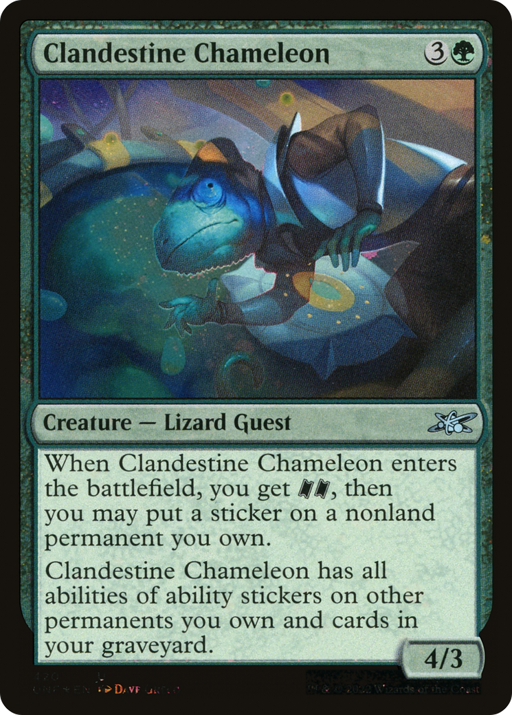 Clandestine Chameleon (UNF-420) -  Foil