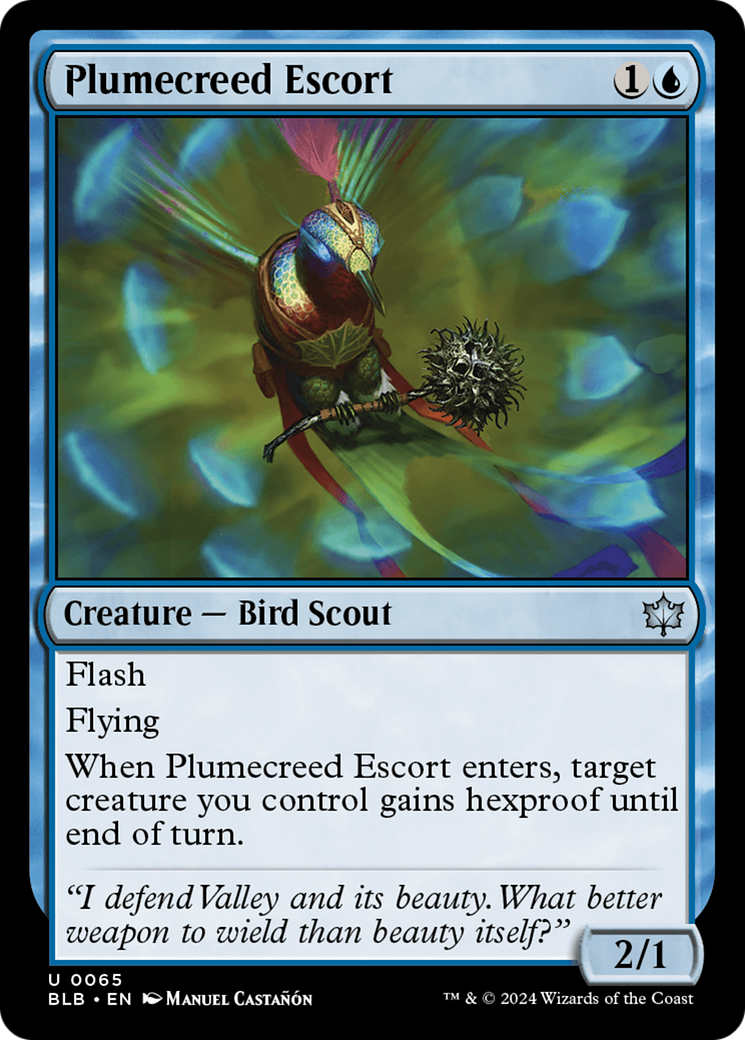 Plumecreed Escort (BLB-065) -  Foil